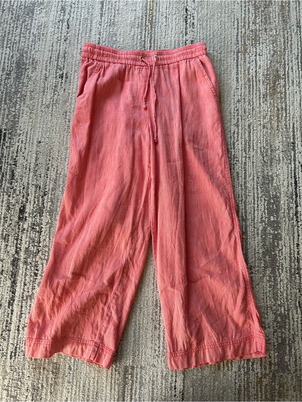 Jones New York Coral Pink Elastic Waist Pants